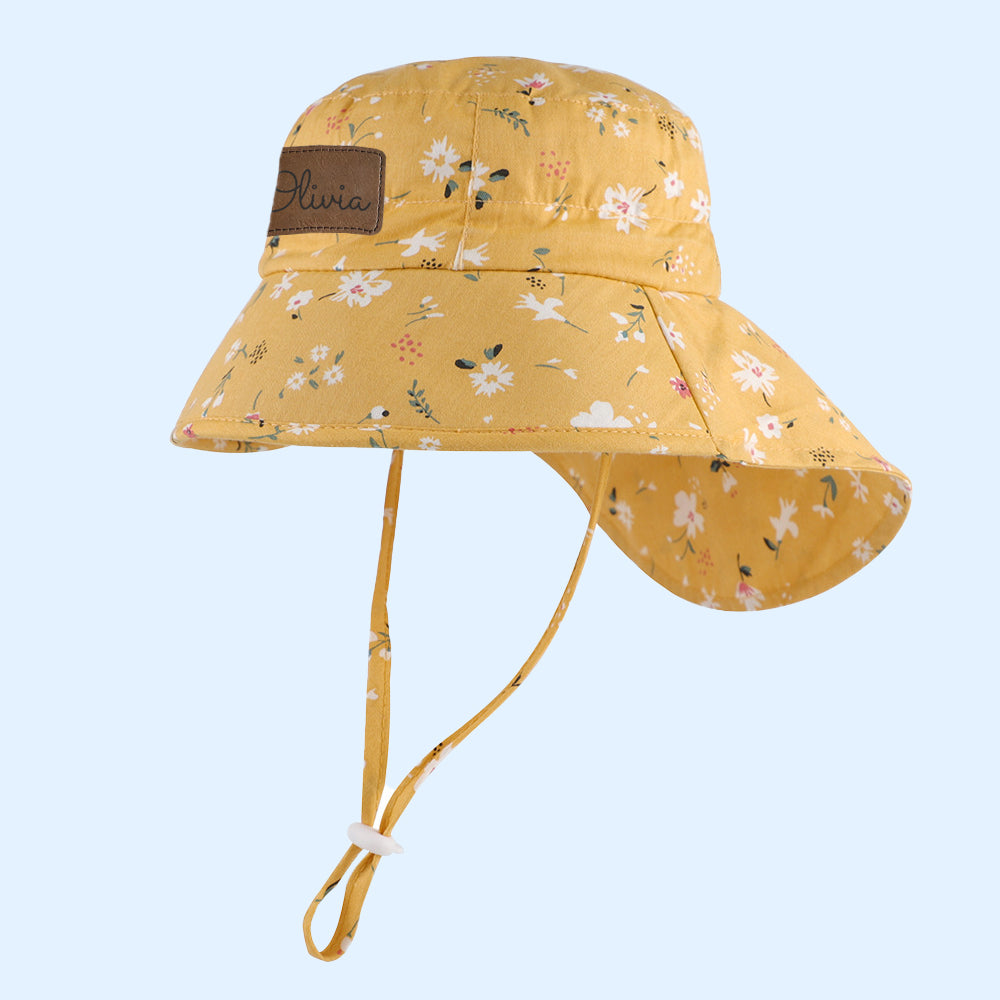 Personalized Leather Patch Bucket Hat for Comfort & Unique Style | trehrechie.com