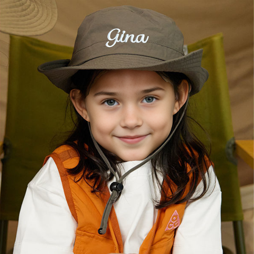 Personalized Embroidery Name Bucket Hat for Kids & Adults | KKHat44 | trehrechie.com