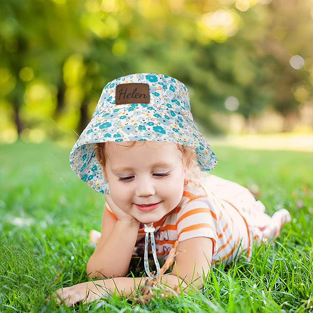 Personalized Leather Patch Bucket Hat for Comfort & Unique Style | trehrechie.com