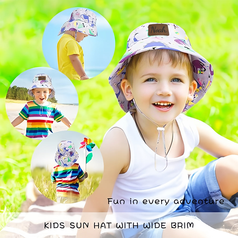 Personalized Leather Patch Bucket Hat for Comfort & Unique Style | trehrechie.com