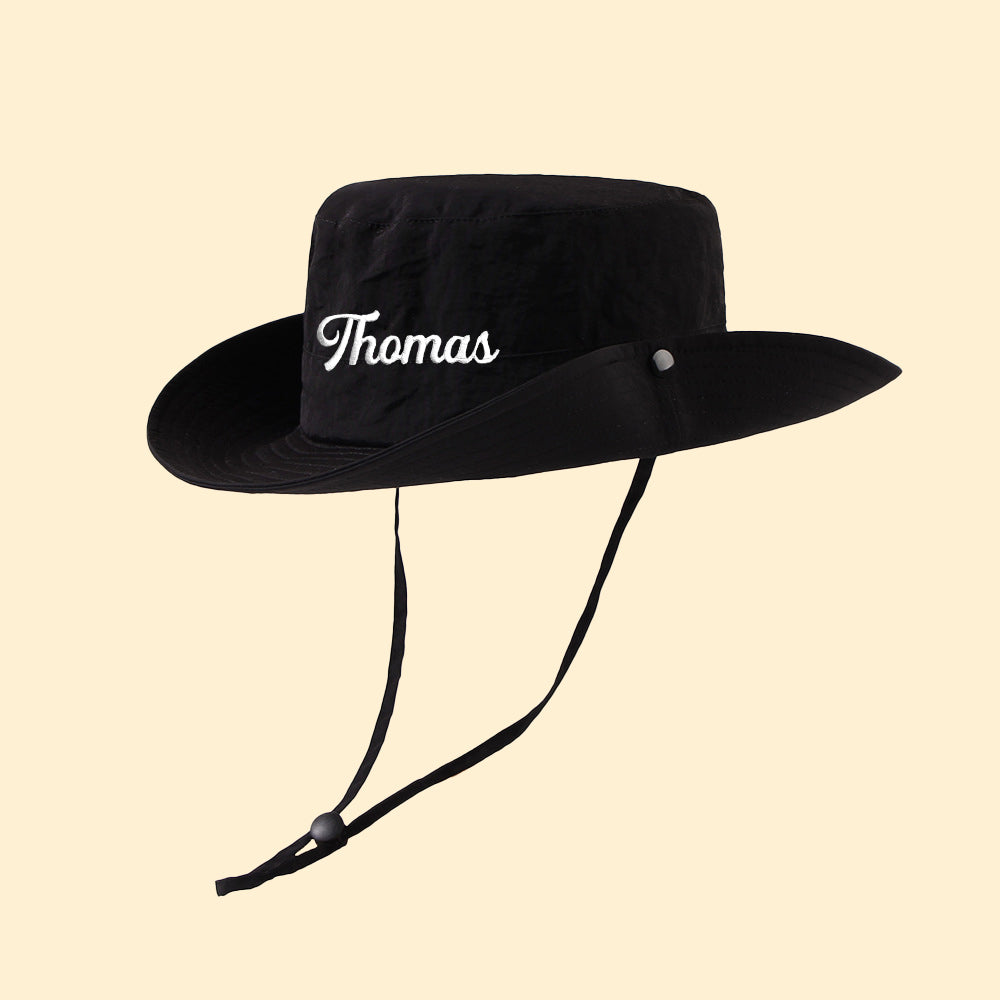 Personalized Embroidery Name Bucket Hat for Kids & Adults | KKHat44 | trehrechie.com