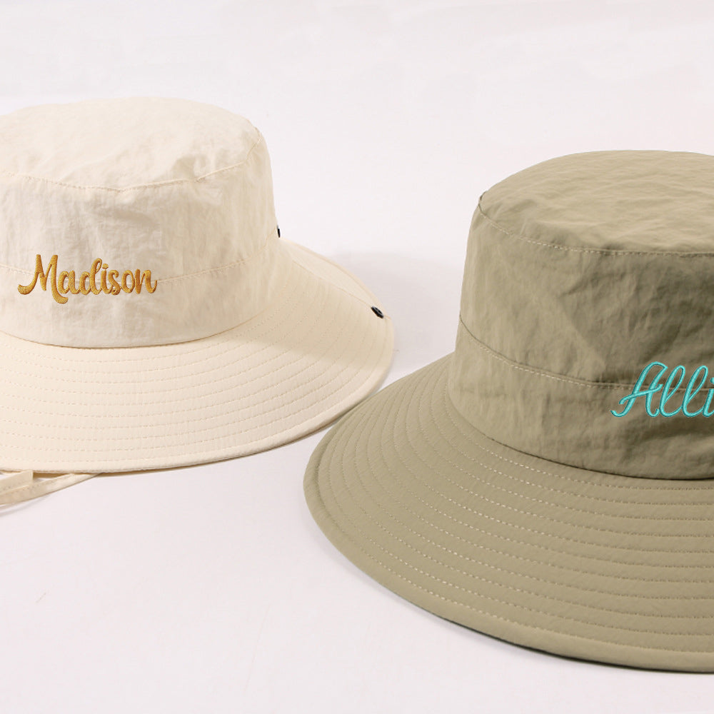 Personalized Embroidery Name Bucket Hat for Kids & Adults | KKHat44 | trehrechie.com