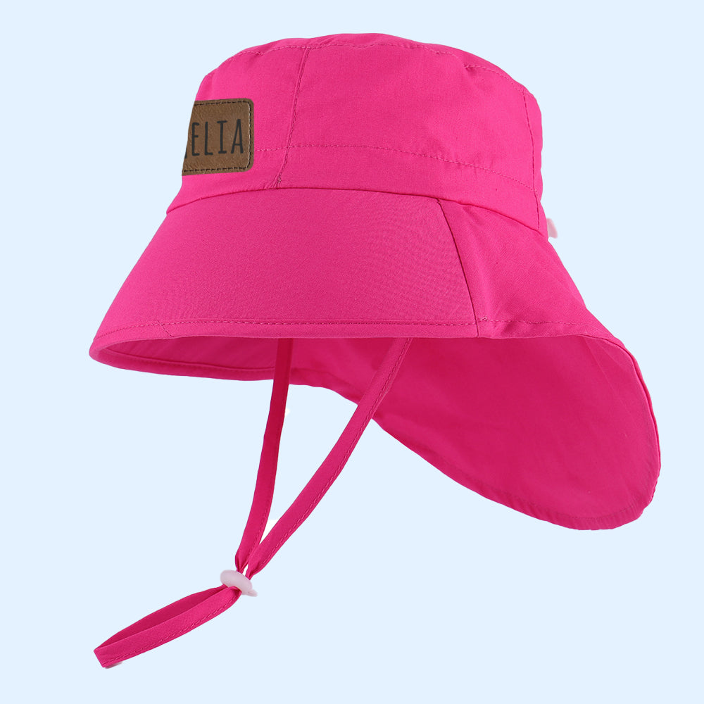 Personalized Leather Patch Bucket Hat for Comfort & Unique Style | trehrechie.com