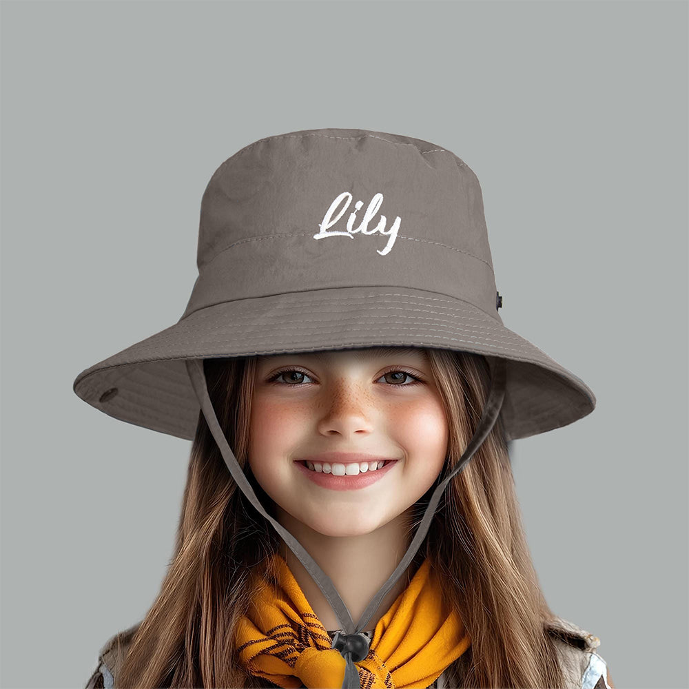 Personalized Embroidery Name Bucket Hat for Kids & Adults | KKHat44 | trehrechie.com